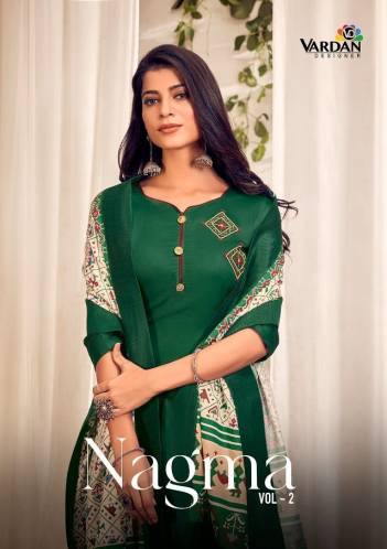Nagma Vol 2 By Vardan Designer Printed Readymade Summer Suit Collection